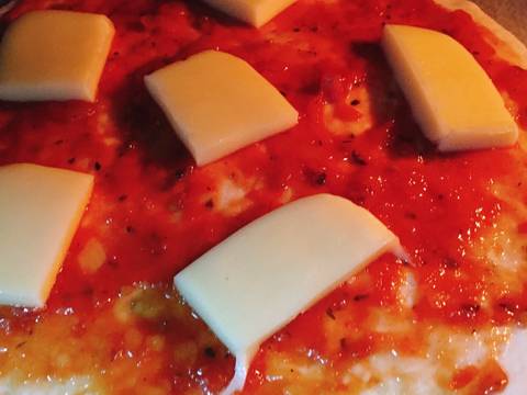 Margherita Pizza- Happy Halloween😍🤣 recipe step 5 photo