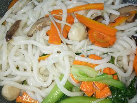 Mì Udon Xào Chay bước làm 9 hình