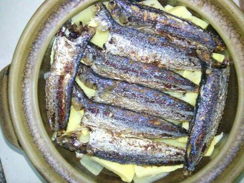 Cá nục kho măng recipe step 4 photo