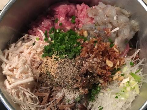 Món Ngon Tiện Lẹ - Chả Giò Môn Tôm Thịt recipe step 5 photo
