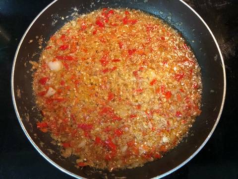 Sốt sa tế tỏi ớt recipe step 3 photo
