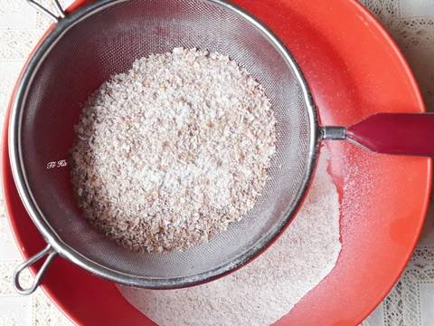 MÌ tươi với bột nguyên cám (Whole Wheat 50%) recipe step 1 photo