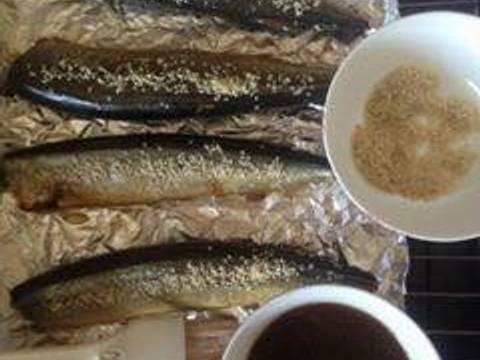 Cá Sanma nướng sốt Teriyaki recipe step 4 photo