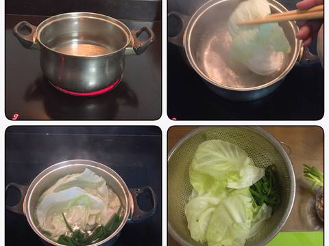 Món canh bắp cải cuộn thịt bằm recipe step 2 photo