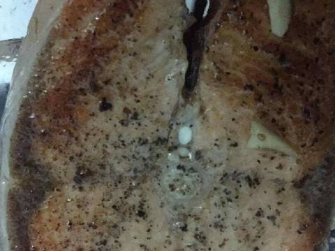 Cá hồi sốt chanh dây vs măng tây cháy tỏi recipe step 2 photo