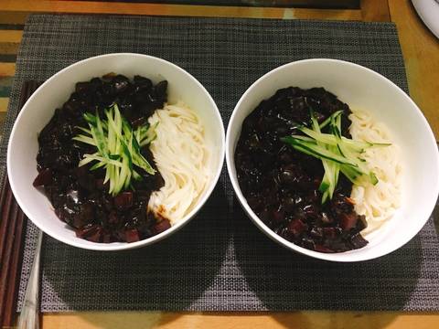 JjajangmyeonMỳ tương đen Hàn Quốc 🍜🍜 recipe step 7 photo