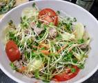 Hình ảnh bước 5 Salad Eatclean Rau Mầm