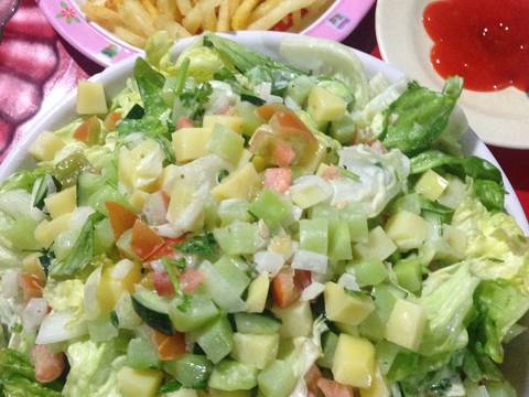 Salad rau củ quả recipe step 3 photo