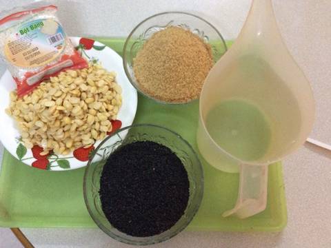 Chè đậu nành mè đen và hạt trân châu recipe step 1 photo
