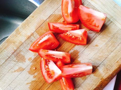 Canh cải chua nấu bò recipe step 3 photo