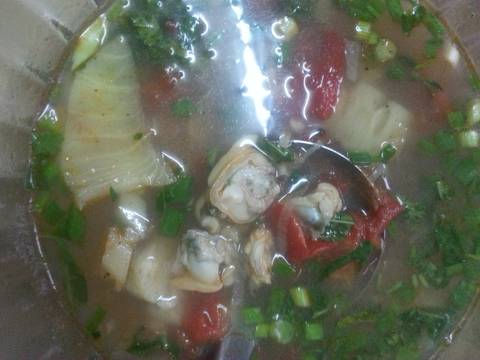 Canh Ngao nấu chua recipe step 3 photo
