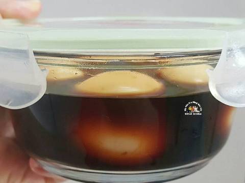 Trứng ngâm nước tương 달걀간장절임 / 달걀장조림 recipe step 7 photo
