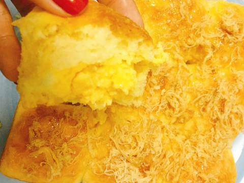 Bánh Mì Chà Bông Nhân Trứng Muối(Không tan chảy)😍😜 recipe step 18 photo