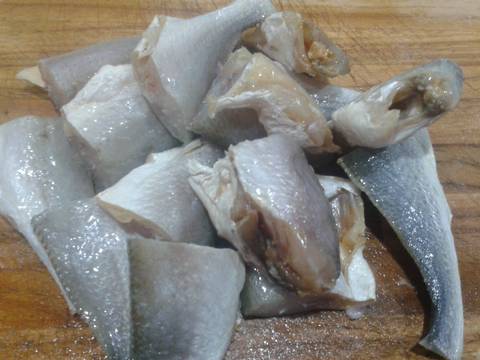 Khô cá đù kho thịt ba chỉ recipe step 1 photo