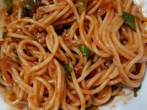 Mỳ Spaghetti Sốt Bò Băm🍝 recipe step 5 photo
