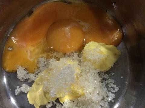 Bánh bông lan trứng muối recipe step 2 photo