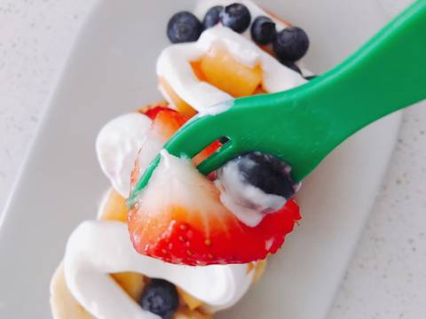 Fruit Salad with Yogurt Sauce🍓🍓 recipe step 5 photo