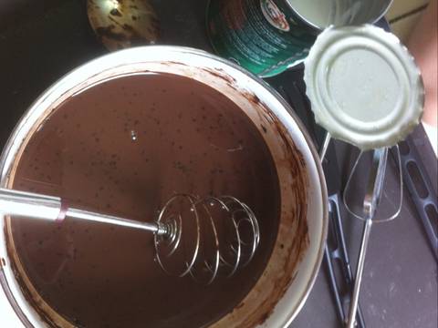 Kem sữa dừa ca cao recipe step 1 photo