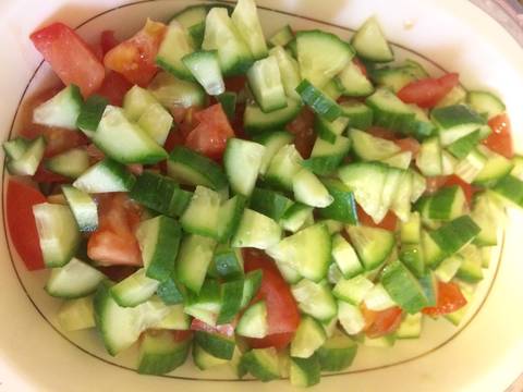 Salad trộn kiểu Địa Trung Hải (Tabbouleh) recipe step 3 photo