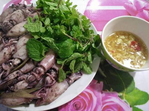 Mực Cơm Hấp Nhanh recipe step 2 photo