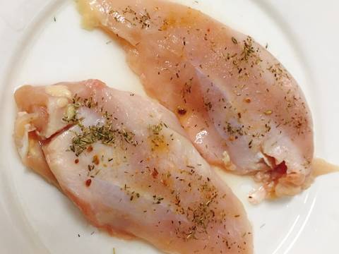 Thịt Ức Gà Chiên Măng Tây recipe step 1 photo