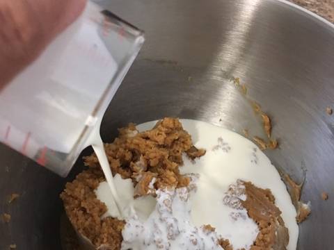 Bánh pho mát Việt quất bơ đậu Phộng kg dùng lò recipe step 4 photo