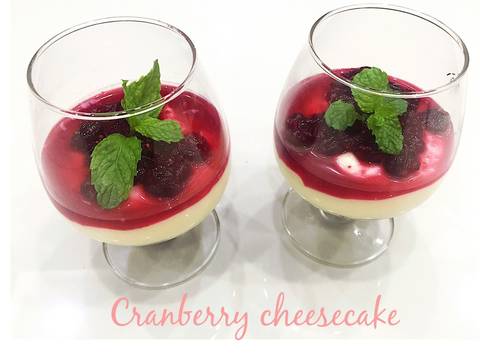 Cranberry cheesecake recipe step 2 photo