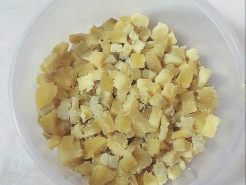 Cháo yến mạch khoai lang,hoa quả cho buổi sáng cho Gymer recipe step 2 photo