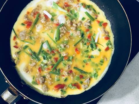 Trứng chiên thập cẩm 🍳 recipe step 4 photo