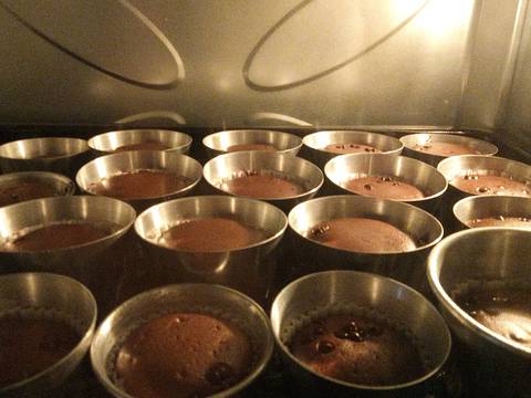 Bánh muffin chocolate bước làm 6 hình