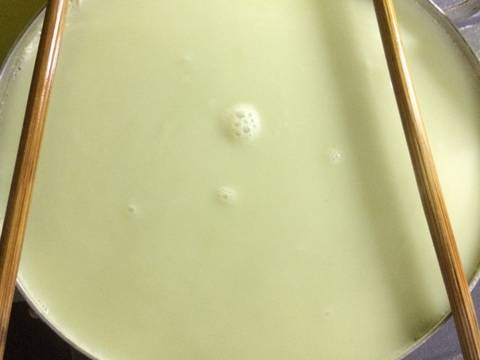 Sữa đậu nành và đậu hũ nước đường lá dứa trân châu recipe step 18 photo