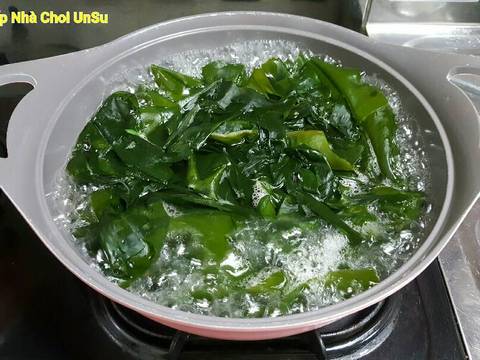 Canh Rong Biển Dưa Chuột Mát Lạnh 오이미역냉국 recipe step 2 photo