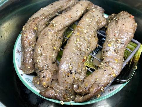 Bò hong đùi bên bếp 😜 (Thịt gác bếp) recipe step 5 photo