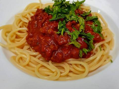 Mỳ Spaghetti Sốt Bò Băm🍝 recipe step 4 photo