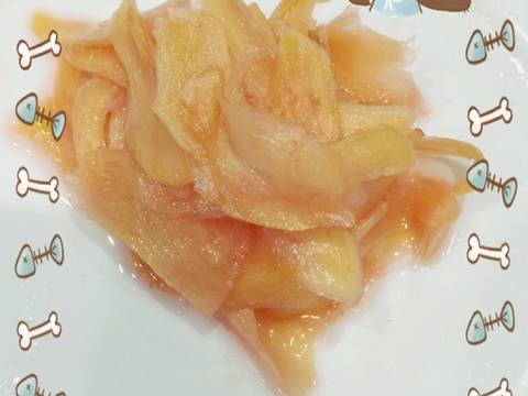 Gừng muối dấm hồng (ăn kèm với sushi) recipe step 3 photo