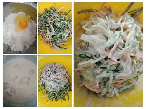 KAISEN KAKIAGE (Hải sản & rau củ chiên giòn) recipe step 2 photo