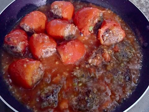Thịt dồn cà chua sốt cà - bé cực thích recipe step 6 photo