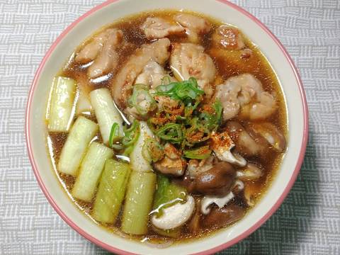 TORI NANBAN SOBA (Mì Soba Thịt Gà) recipe step 8 photo