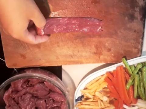 Bò cuộn rau củ recipe step 1 photo