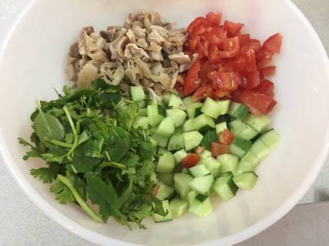 Salad gà rau quả recipe step 2 photo