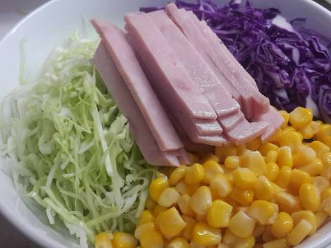 Salad bắp cải trộn mè recipe step 1 photo