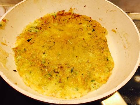 Trứng chiên rau mầm đậu xanh recipe step 10 photo