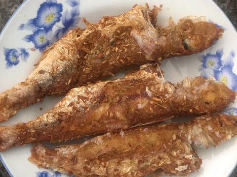Canh mướp nấu chả cá thu Cá hường chiên muối xã 😋 recipe step 3 photo