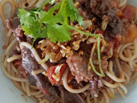 Mì spaghetti Việt Nam recipe step 6 photo