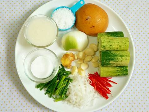 Kim Chi Dưa Chuột Ngâm Nước (오이물김치) recipe step 1 photo