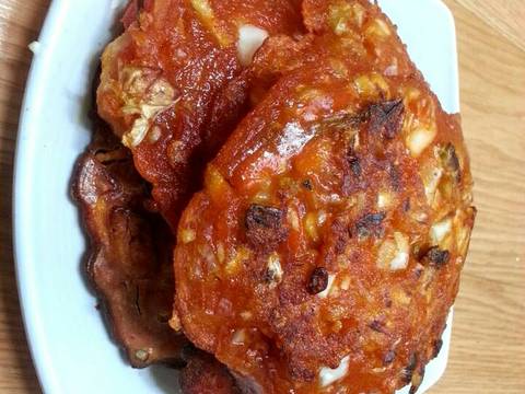 Bánh kimchi (Kimchijeon, Kimchi pancake) recipe step 8 photo