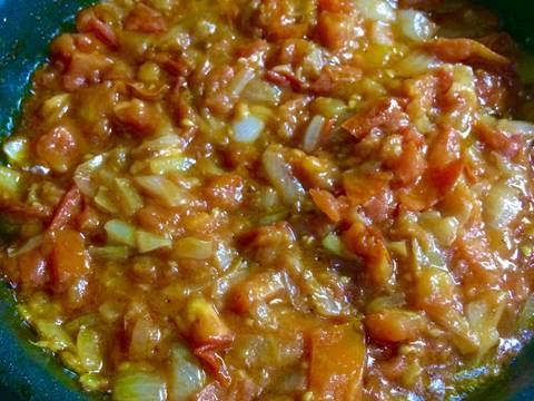 Đậu hũ sốt trứng cà chua recipe step 5 photo