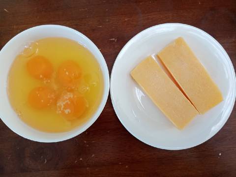 Trứng cuộn phô mai recipe step 1 photo