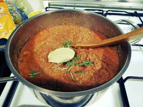 Spaghetti Bolognese (Mỳ Ý Sốt Thịt Bò Băm) recipe step 6 photo