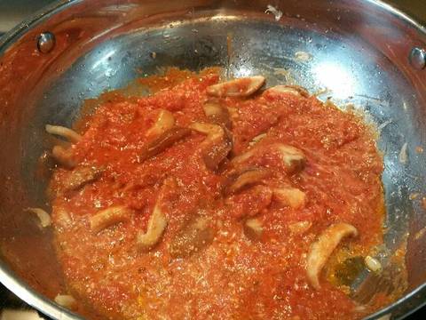 Nấm & Cá hồi Spaghetti recipe step 5 photo